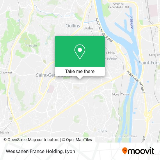 Mapa Wessanen France Holding