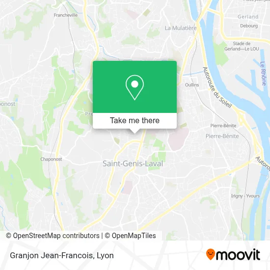 Granjon Jean-Francois map