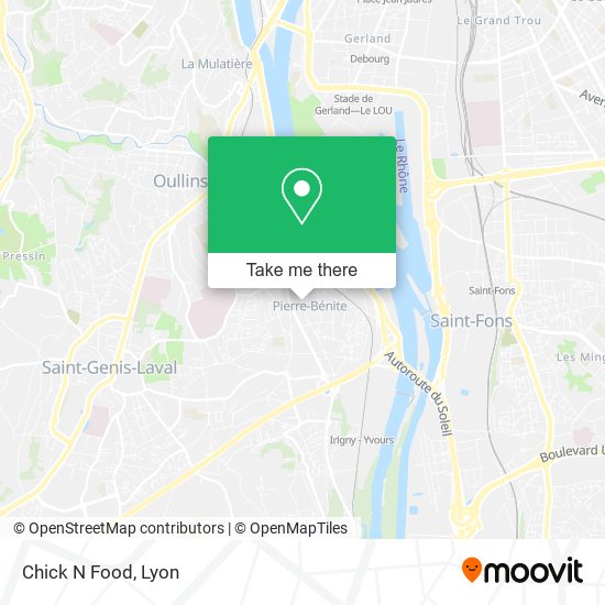 Chick N Food map