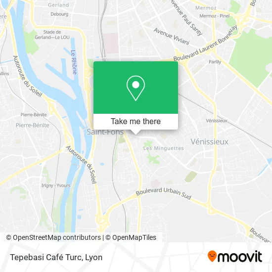 Tepebasi Café Turc map