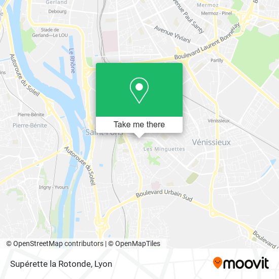 Supérette la Rotonde map
