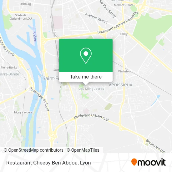 Restaurant Cheesy Ben Abdou map