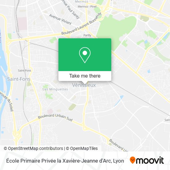 École Primaire Privée la Xavière-Jeanne d'Arc map