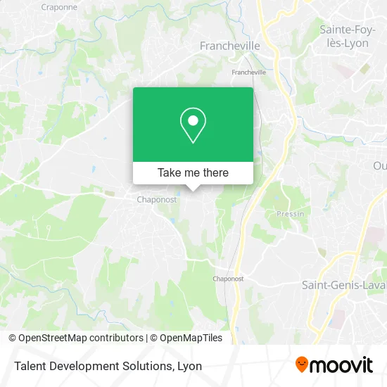Talent Development Solutions map