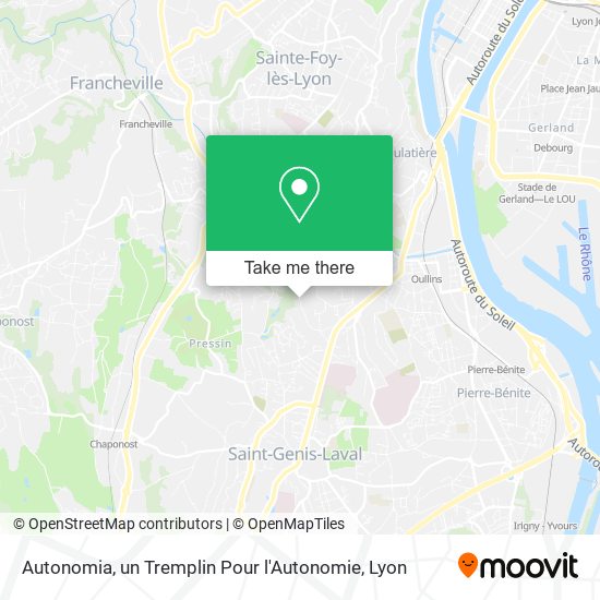 Autonomia, un Tremplin Pour l'Autonomie map
