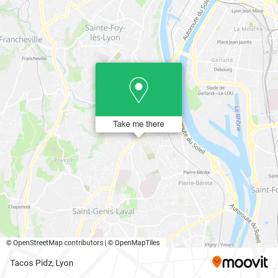 Tacos Pidz map