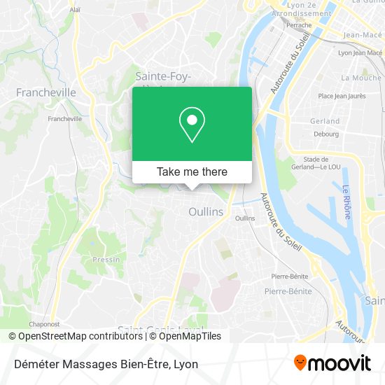 Déméter Massages Bien-Être map