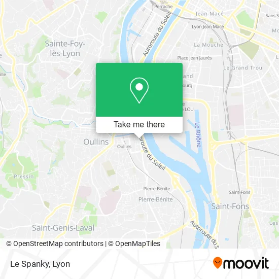Le Spanky map