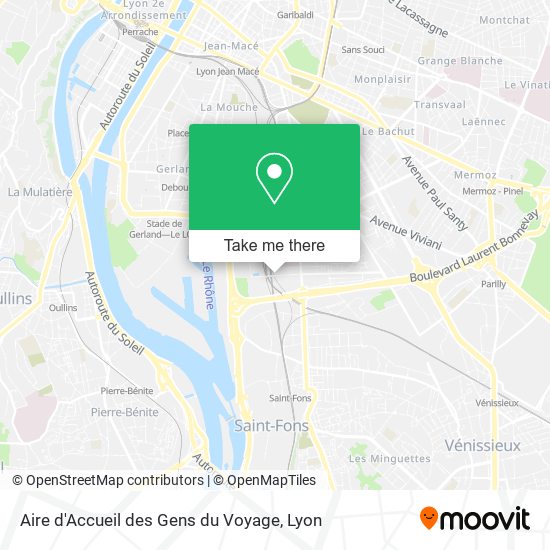 Aire d'Accueil des Gens du Voyage map