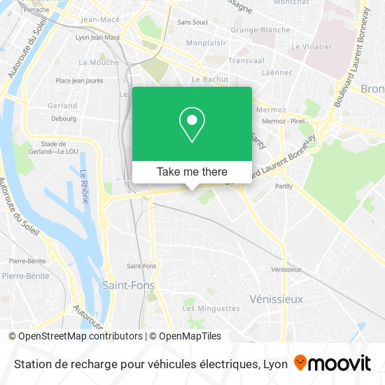 Station de recharge pour véhicules électriques map