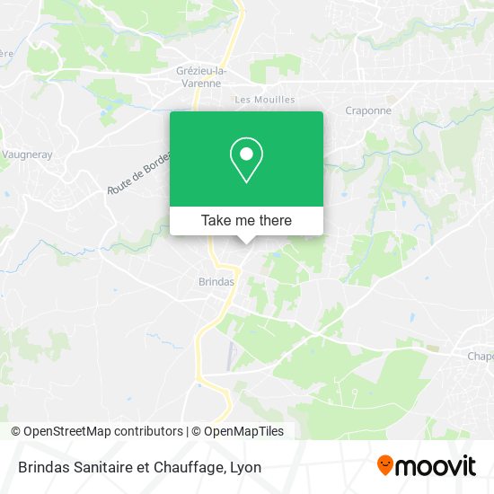 Brindas Sanitaire et Chauffage map