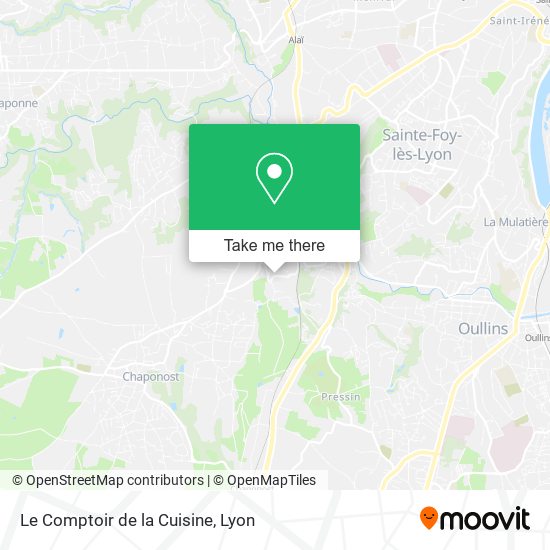 Le Comptoir de la Cuisine map