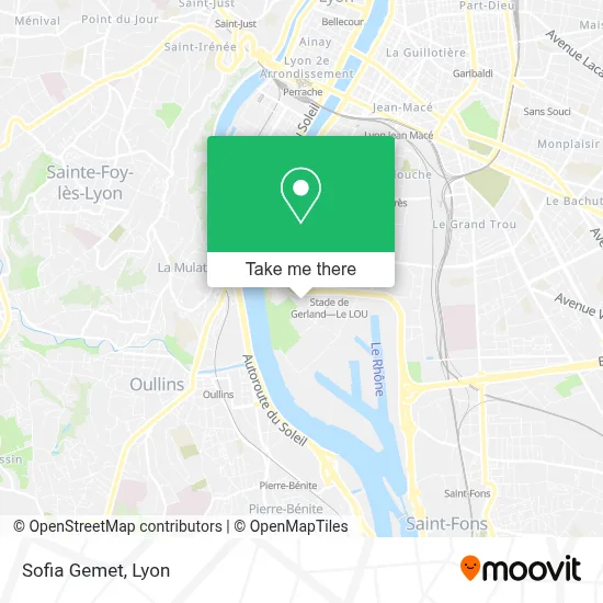 Sofia Gemet map