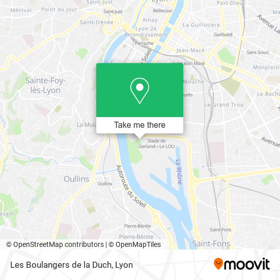 Les Boulangers de la Duch map