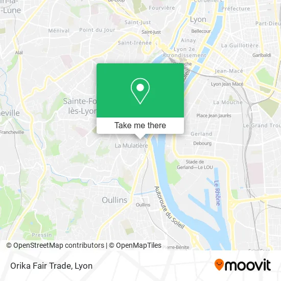 Orika Fair Trade map