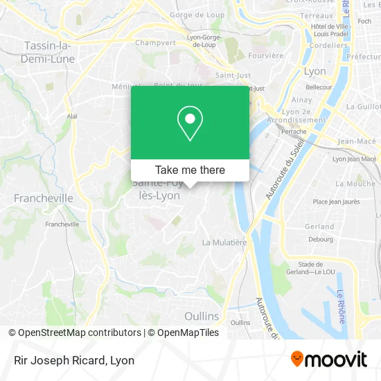 Mapa Rir Joseph Ricard