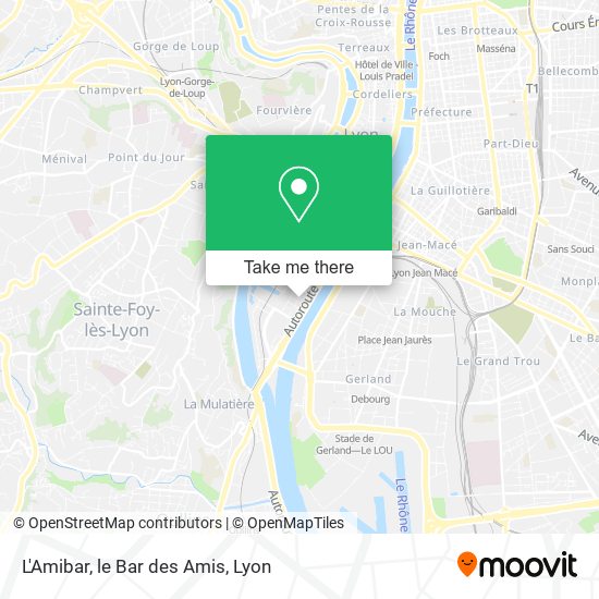 L'Amibar, le Bar des Amis map