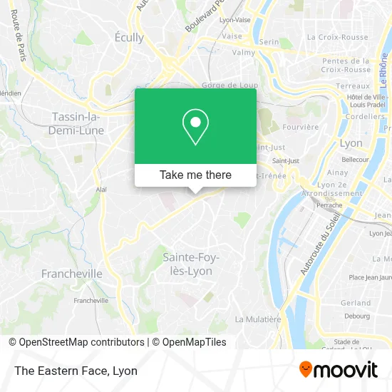 The Eastern Face map