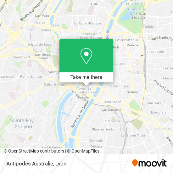 Antipodes Australie map