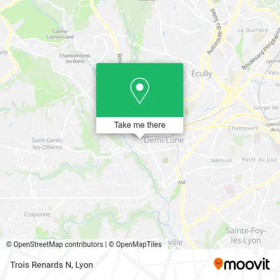 Trois Renards N map