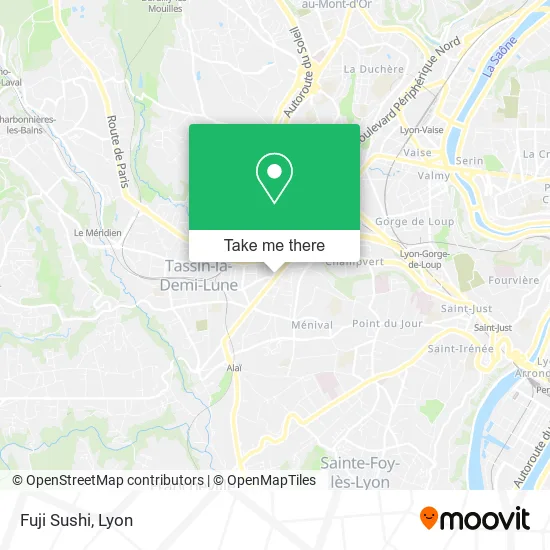 Fuji Sushi map