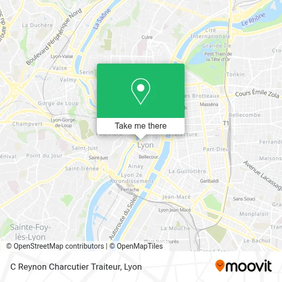 C Reynon Charcutier Traiteur map