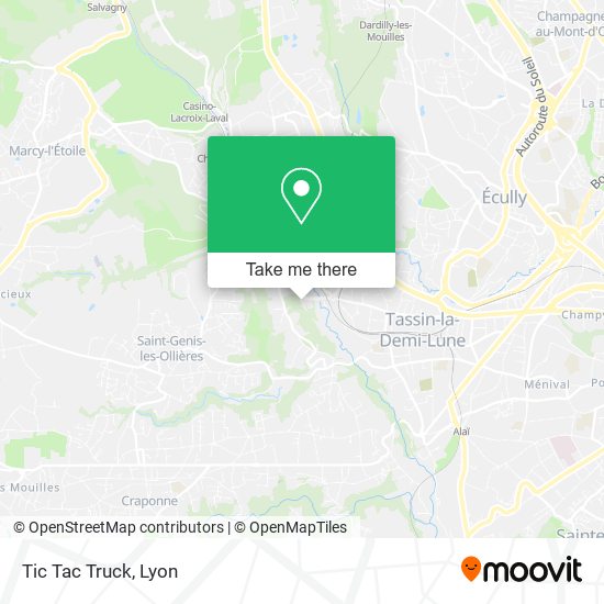 Tic Tac Truck map