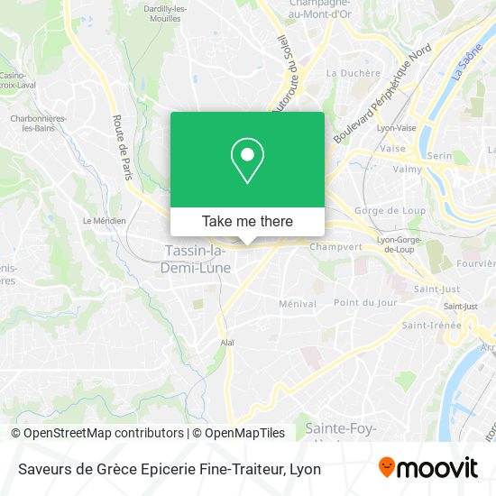 Saveurs de Grèce Epicerie Fine-Traiteur map