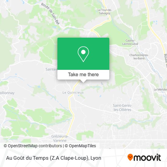 Au Goût du Temps (Z.A Clape-Loup) map