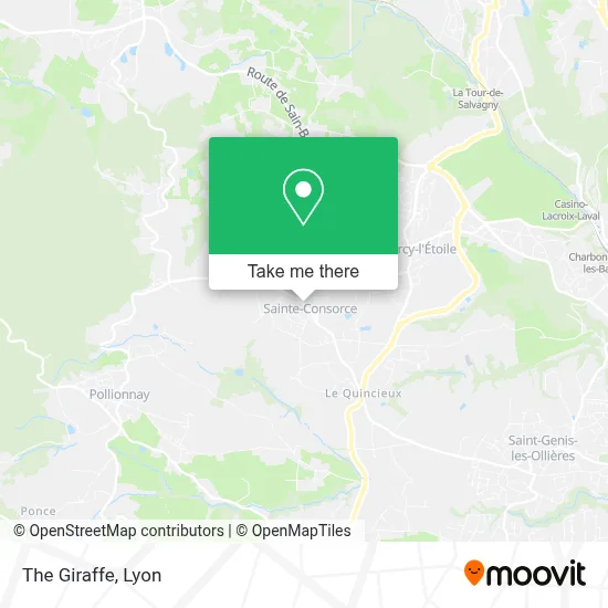 La Girafe map