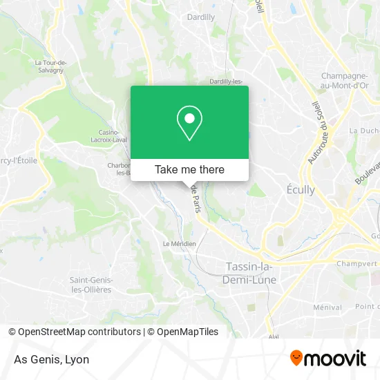 As Genis map