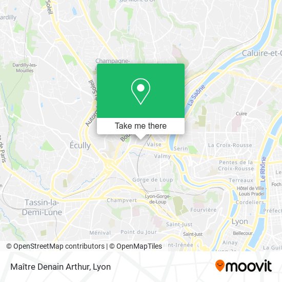 Maître Denain Arthur map