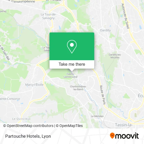Partouche Hotels map