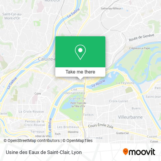 Usine des Eaux de Saint-Clair map