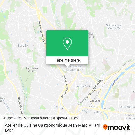 Atelier de Cuisine Gastronomique Jean-Marc Villard map