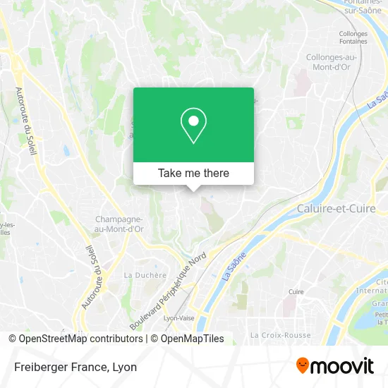 Freiberger France map