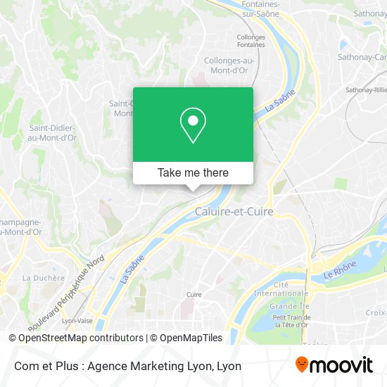 Com et Plus : Agence Marketing Lyon map