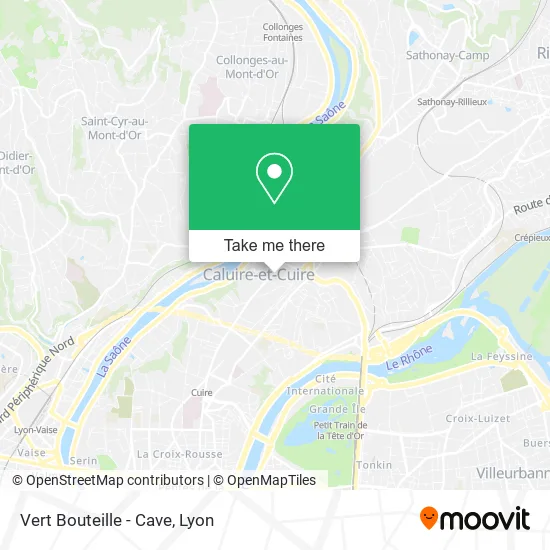 Vert Bouteille - Cave map