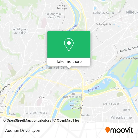 Auchan Drive map