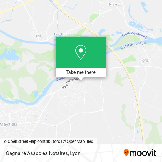 Gagnaire Associés Notaires map