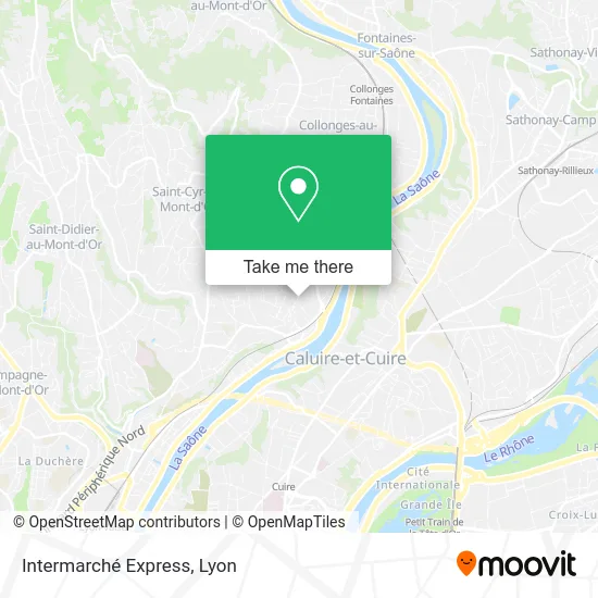 Intermarché Express map