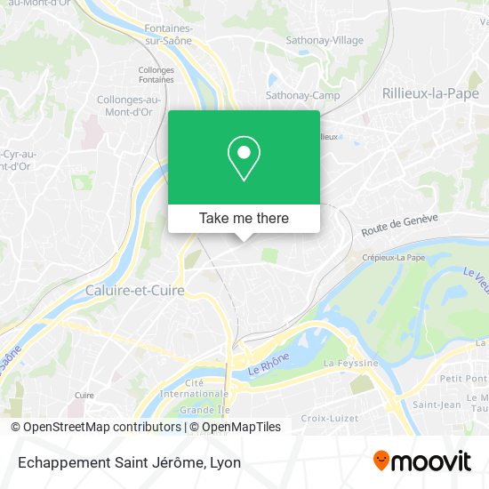 Echappement Saint Jérôme map