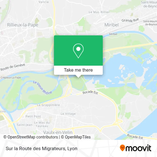 Sur la Route des Migrateurs map