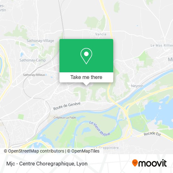 Mjc - Centre Choregraphique map