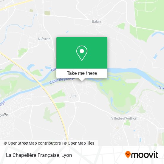La Chapelière Française map