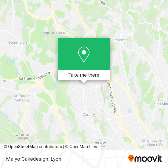 Malyo Cakedesign map