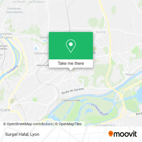 Surgel Halal map