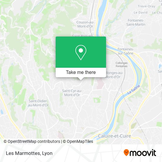 Les Marmottes map