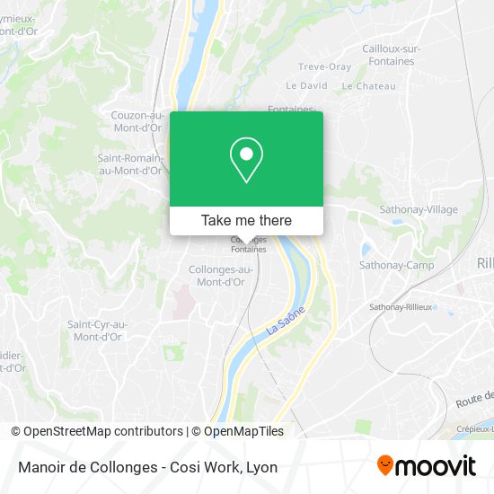 Manoir de Collonges - Cosi Work map