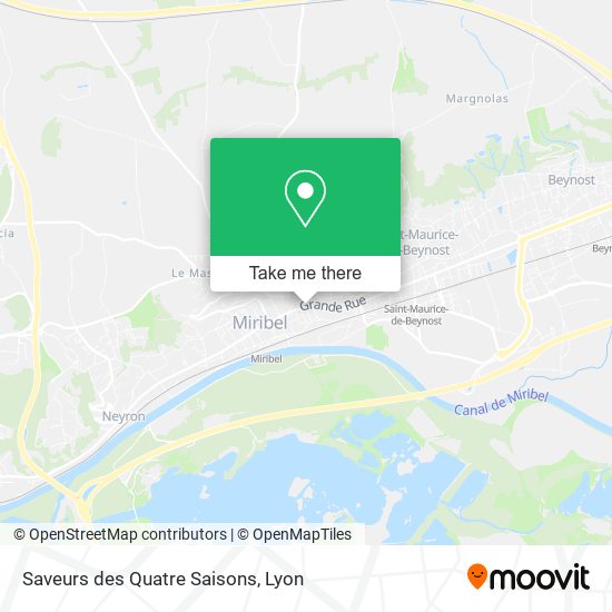 Saveurs des Quatre Saisons map